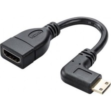 Keepro 90 Derece mini hdmi çevirici mini hdmi erkek hdmi dişi 15 cm