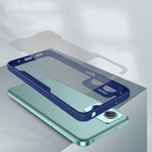 Case 4U Xiaomi Redmi Note 11E Kılıf Kamera Korumalı Ultra Ince Buzlu Mat Renkli Parfe Silikon Kapak Siyah