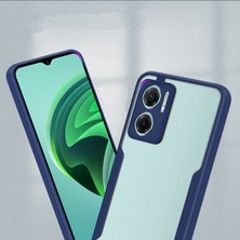 Case 4U Xiaomi Redmi Note 11E Kılıf Kamera Korumalı Ultra Ince Buzlu Mat Renkli Parfe Silikon Kapak Siyah