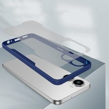 Case 4U Vivo Y16 Kılıf Kamera Korumalı Ultra Ince Buzlu Mat Renkli Parfe Silikon Kapak Siyah