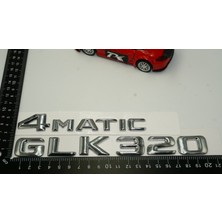 Dk Benz Glk 320 4matic Bagaj Krom Metal 3m 3D Yazı Logo