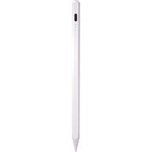 Microcase Universal Tablet iPad Için Manyetik Aktif Stylus Dokunmatik Kalem - AL3454 Beyaz