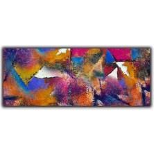 Renkli Soyut Resim Kanvas Tablo