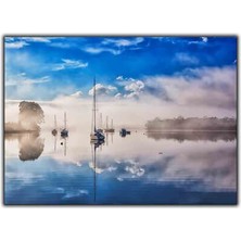 Deniz ve Yat Kanvas Tablo