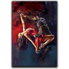 Tango Yaglı Boya Dokulu Tablo