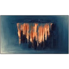 Şelale Yaglı Boya Dokulu Tablo