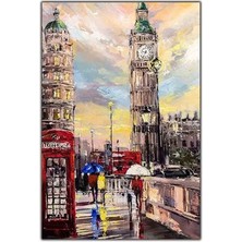 Londra Saat Kulesi ve Kırmızı Telefon Kulubesi