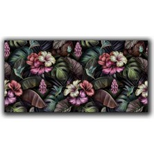 Kuslar ve Agac Yaprakları Kanvas Tablo