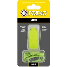 Fox 40 Mini Safety Düdük Neon Sarı - Ipli 9803-1308