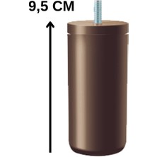 Dünya Sünger Gizli Mobilya Baza Koltuk Ayak Kanepe Orta Destek Ayağı M8  Kahverengi 9,5 cm - 14,5 cm  Ayarlanabilir