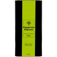 Yasemin Hanım Erken Hasat Soğuk Sıkım Naturel Sızma Zeytinyağı 5LT.