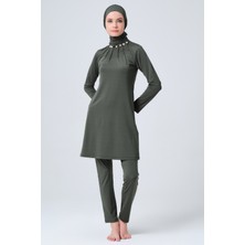 Alfasa Deniz Kabuğu Süslemeli Tesettür Mayo