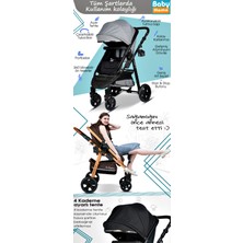 Baby Home Yeni Ekonomi Paket 8 In 1 9420 Travel Sistem Bebek Arabası 340 Anne Yanı Bebek Sepeti Beşik Yatak