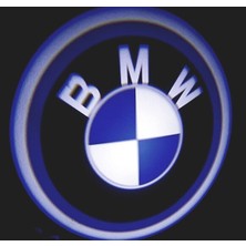 Oto Çizgi Bmw Araçlar Için Pilli Yapıştırmalı Kapı Altı LED Logo