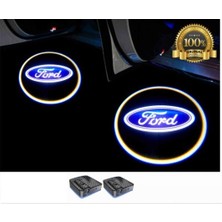 Oto Çizgi Ford Pilli Yapıştırmalı Kapı Altı LED Hayalet Logo Mesafe Sensörl