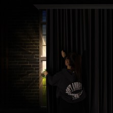 Perhal Siyah Black Out Karartma Projeksiyon Yatak Odası Pilesiz Tek Kanat Perde