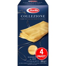 Barilla Lazanya Sade Makarna 500 G 4 Paket