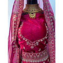 Aashivs Collection Kına Elbisesi - Hint Elbisesi - Kaftan - Lehenga