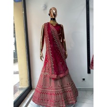 Aashivs Collection Kına Elbisesi - Hint Elbisesi - Kaftan - Lehenga