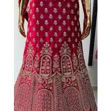Aashivs Collection Kına Elbisesi - Hint Elbisesi - Kaftan - Lehenga