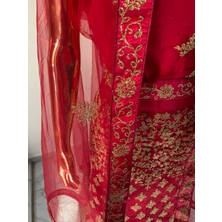 Aashivs Collection Kına Elbisesi - Hint Elbisesi - Kaftan - Lehenga