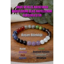 NehirTaş Sertifikalı   Doğal Taş Başarı Bilekliği