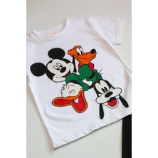 The Red Kids Disney Karakterli Yazlık Takım Beyaz