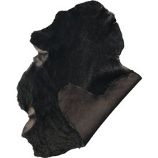 LN Leather Gerçek Koyun Postu Kısa Tüylü - Naturel Kısa Tüylü Doğal Siyah Koyun Postu - Doğal Post Paspas