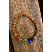 NehirTaş Sertifikalı   Rudraksha Çakra Bileklik