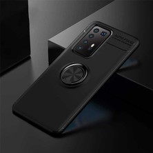 Kip GSM Huawei P40 Pro Kılıf Autofocus Yüzüklü Manyetik Standlı Ravel Slikon Kapak