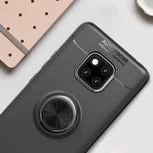 Kip GSM Huawei Mate 20 Pro Kılıf Autofocus Yüzüklü Manyetik Standlı Ravel Slikon Kapak