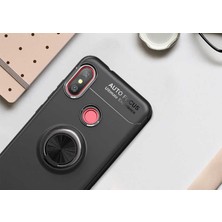 Kip GSM Xiaomi Mi A2 Lite Kılıf Autofocus Yüzüklü Manyetik Standlı Ravel Slikon Kapak