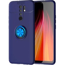 Kip GSM Xiaomi Redmi 9 Kılıf Autofocus Yüzüklü Manyetik Standlı Ravel Slikon Kapak