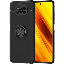 Kip GSM Xiaomi Poco X3 Kılıf Autofocus Yüzüklü Manyetik Standlı Ravel Slikon Kapak