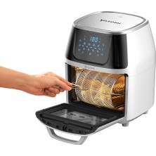 Yasomi Y88 Xxl Beyaz 1500W 8 Litre Airfryer Oven Fritöz (Yasomi Türkiye Garantili)