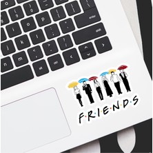 Friends Dekoratif Laptop Notebook Tablet Telefon Sticker Set 01