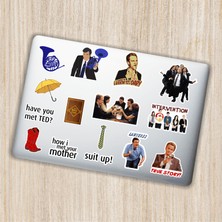 How I Met Your Mother Dekoratif Laptop Notebook Tablet Telefon Sticker Set 07