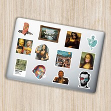 Art Sanat Tasarımlı Laptop Notebook Tablet Telefon Sticker Set 09