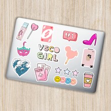 Vsco Girl Laptop Notebook Tablet Telefon Sticker Set 11