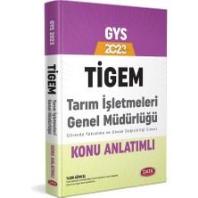 Data Yayınları 2023 Tarım Işletmeleri Genel Müdürlüğü Tigem Gys Konu Anlatımı
