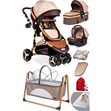 Baby Home Yeni Ekonomi Paket 8 In 1 945 Travel Sistem Bebek Arabası 340 Anne Yanı Bebek Sepeti Beşik Yatak