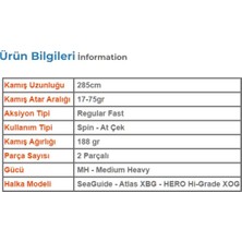 Fujin Dragon Monster 285CM 17-75GR Spin Kamışı