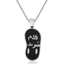 Stil Love ​gümüş Na'l-I (Kademi) Şerif Kolye
