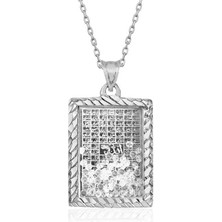 Stil Love Gümüş Esma'ül Hüsna Yazılı Kolye