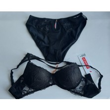 Le Jardin 5010 Silikonlu Taşlı Sütyen Takım