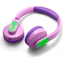 Philips TAK4206PK Kablosuz Kulak Üstü Çocuk Kulaklığı (Mikrofonlu) – Pembe