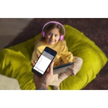 Philips TAK4206PK Kablosuz Kulak Üstü Çocuk Kulaklığı (Mikrofonlu) – Pembe