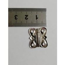 Eko Menteşe 20 Adet Nikel 20x18 mm Kutu ve Sandık Menteşesi Hobi Maket