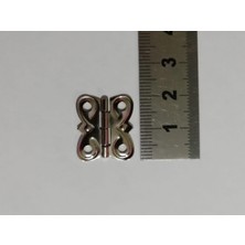 Eko Menteşe 20 Adet Nikel 20x18 mm Kutu ve Sandık Menteşesi Hobi Maket