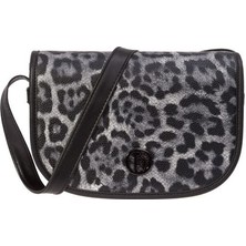 Bilik Deri Gri Leopar Kadın Çapraz Askılı Çanta Rh 06-Ds